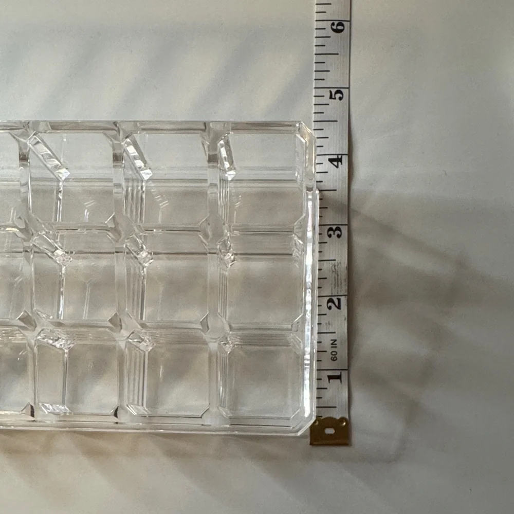 Clear Acrylic Makeup Organizer- 24 space lipstick holder